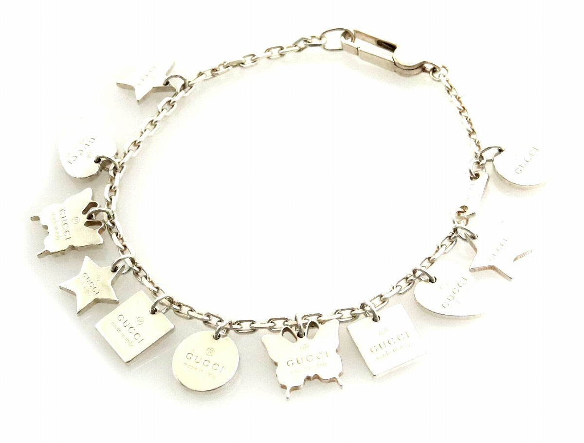 楽天市場】【ジュエリー】GUCCI グッチ マルチチャーム ブレス