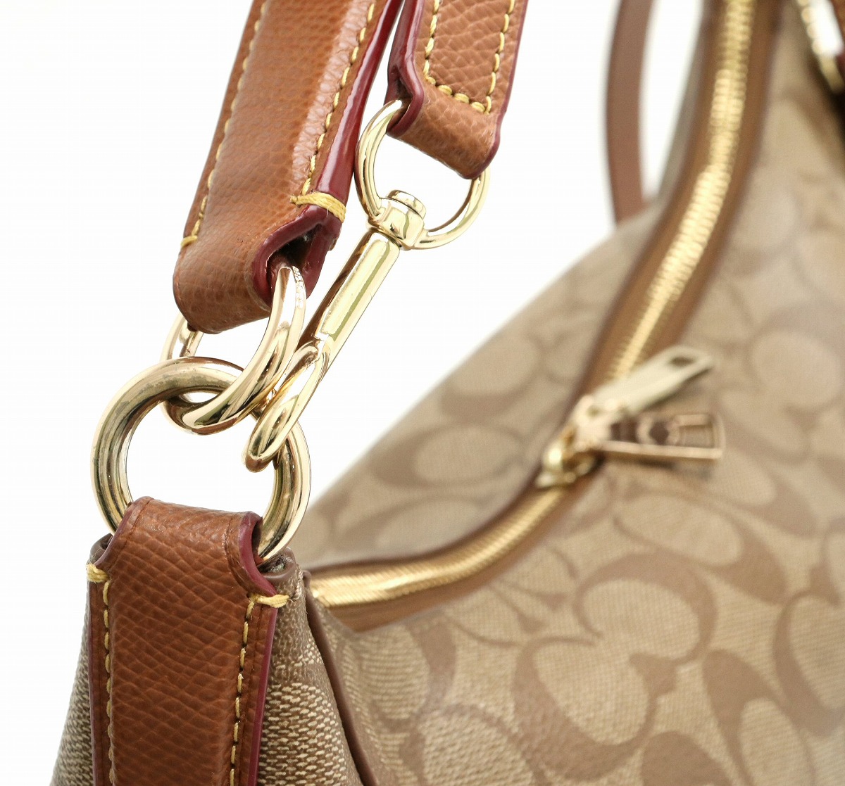 楽天市場】【バッグ】COACH コーチ シグネチャー 2WAY ハンドバッグ