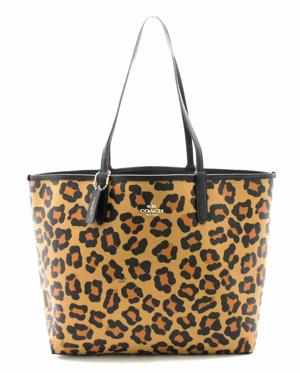 楽天市場】【バッグ】COACH コーチ リバーシブル トートバッグ