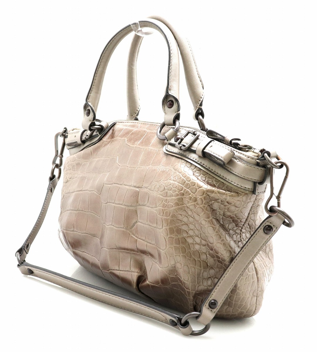 楽天市場】【バッグ】COACH コーチ マディソン エンボスド クロコ