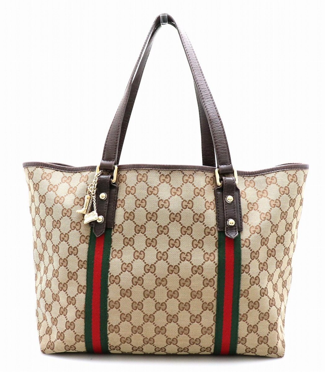 楽天市場】【バッグ】GUCCI グッチ GGキャンバス シェリーライン