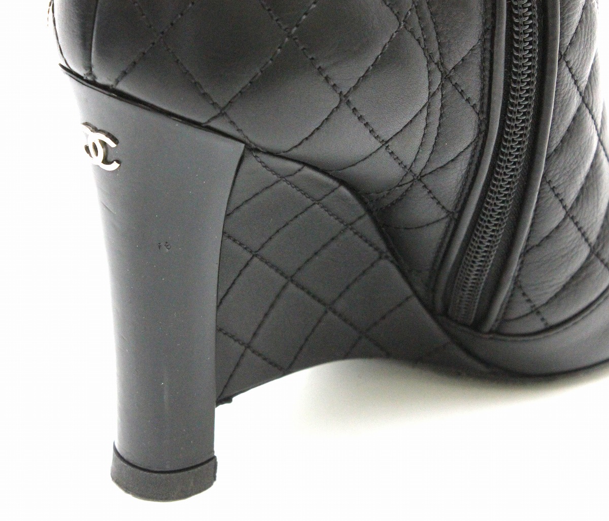 楽天市場】【アパレル】CHANEL シャネル ロングブーツ キルティング