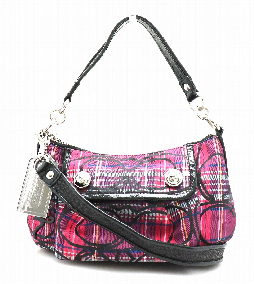 楽天市場】【バッグ】COACH コーチ チェック柄 ショルダーバッグ 2WAY