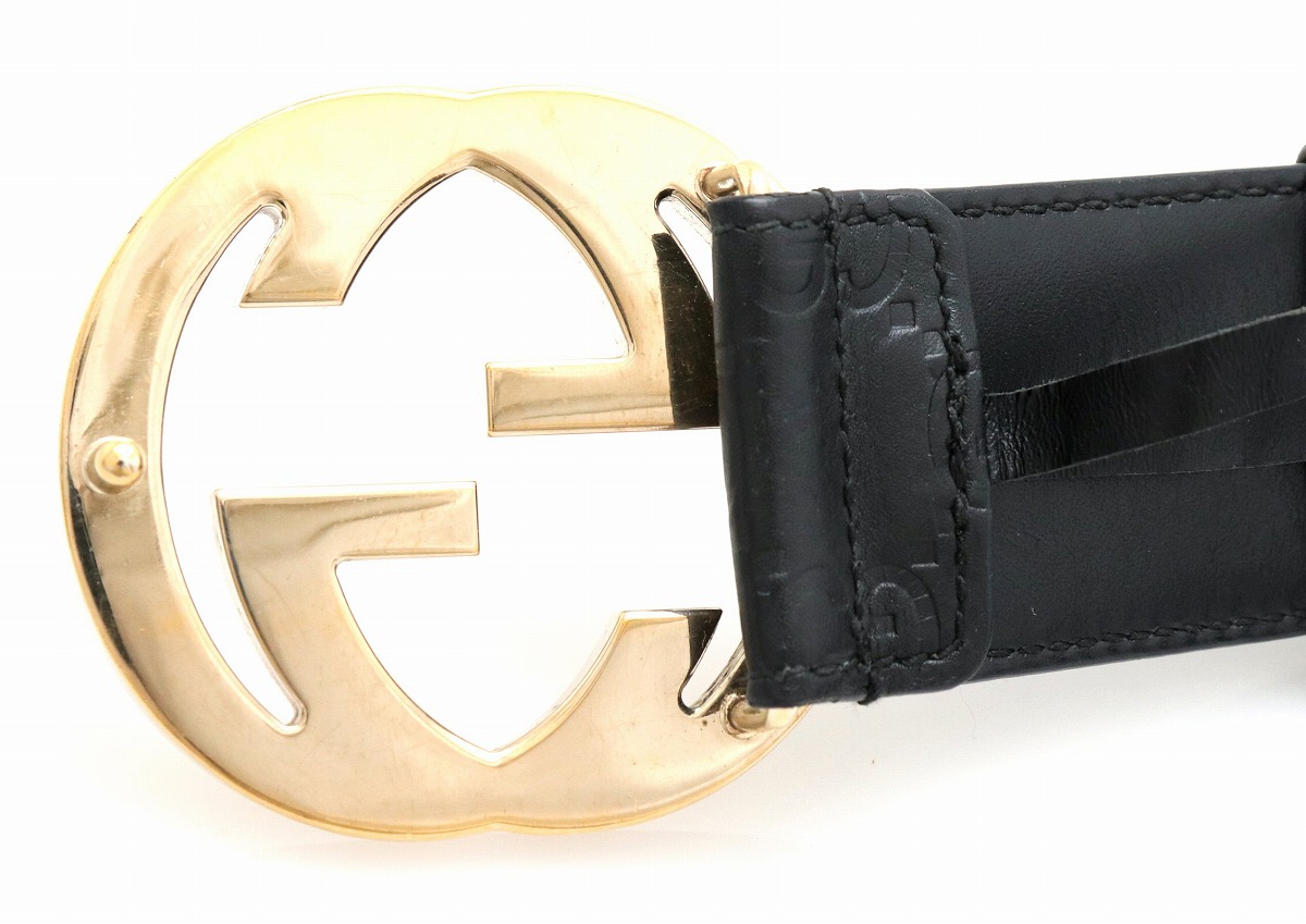 楽天市場】GUCCI グッチ グッチシマ GG インターロッキング Gバックル