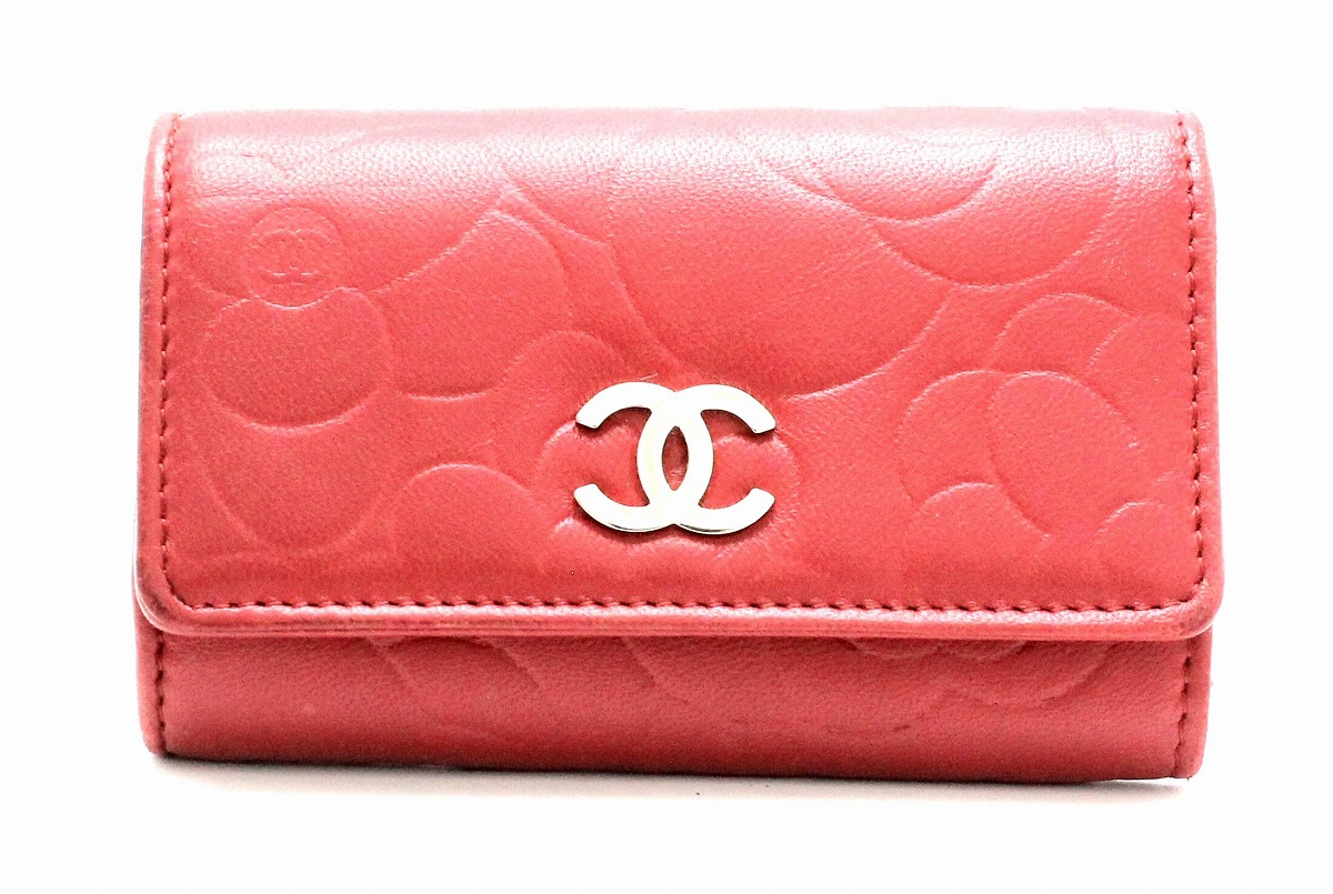 楽天市場】CHANEL シャネル カメリア ココマーク 6連 キーケース