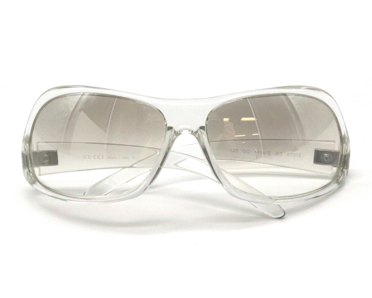 楽天市場】GUCCI グッチ サングラス スモークグラデーション クリア 67