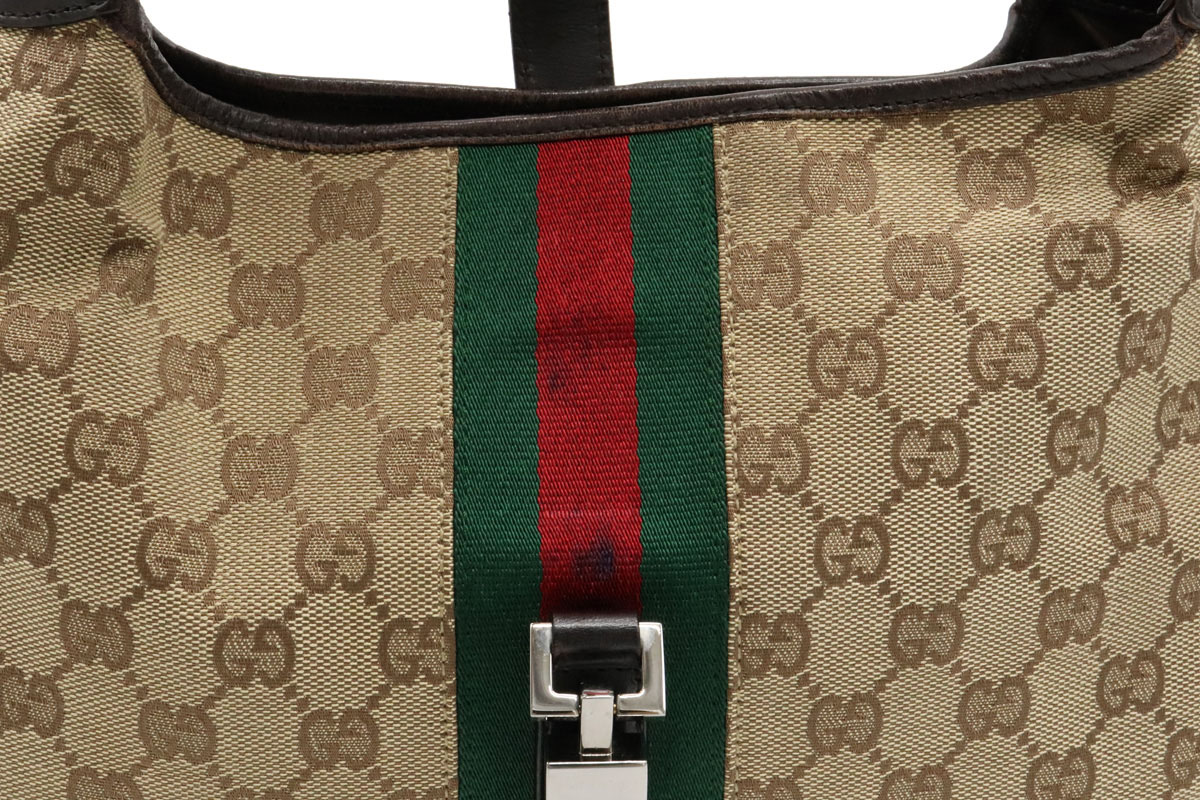 楽天市場】【バッグ】GUCCI グッチ GGキャンバス ジャッキーライン
