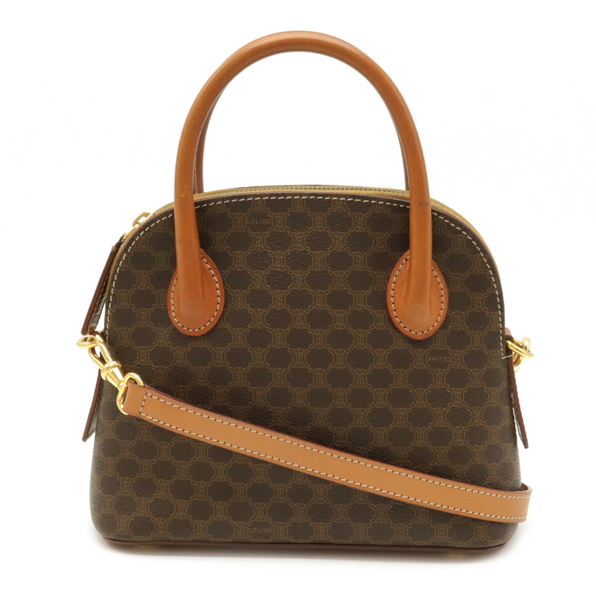 楽天市場】【バッグ】CELINE セリーヌ マカダム柄 ミニハンドバッグ