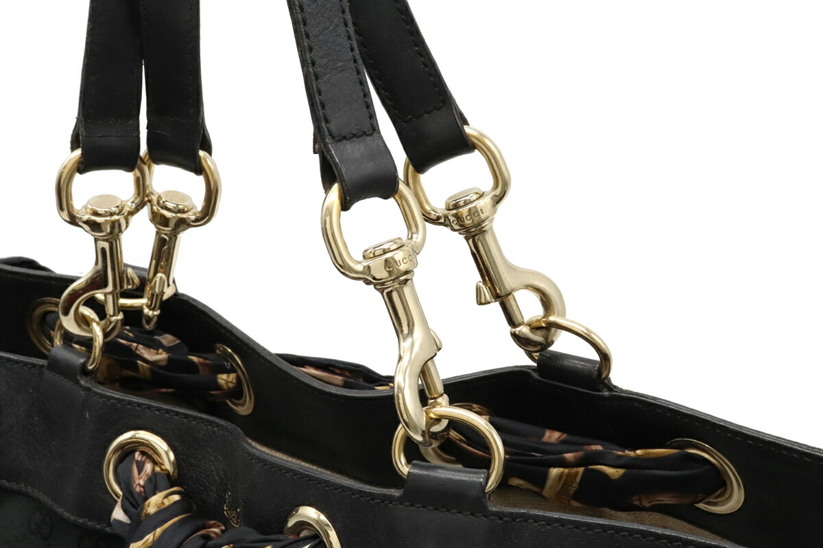 楽天市場】【バッグ】GUCCI グッチ GGキャンバス スカーフ付き トート