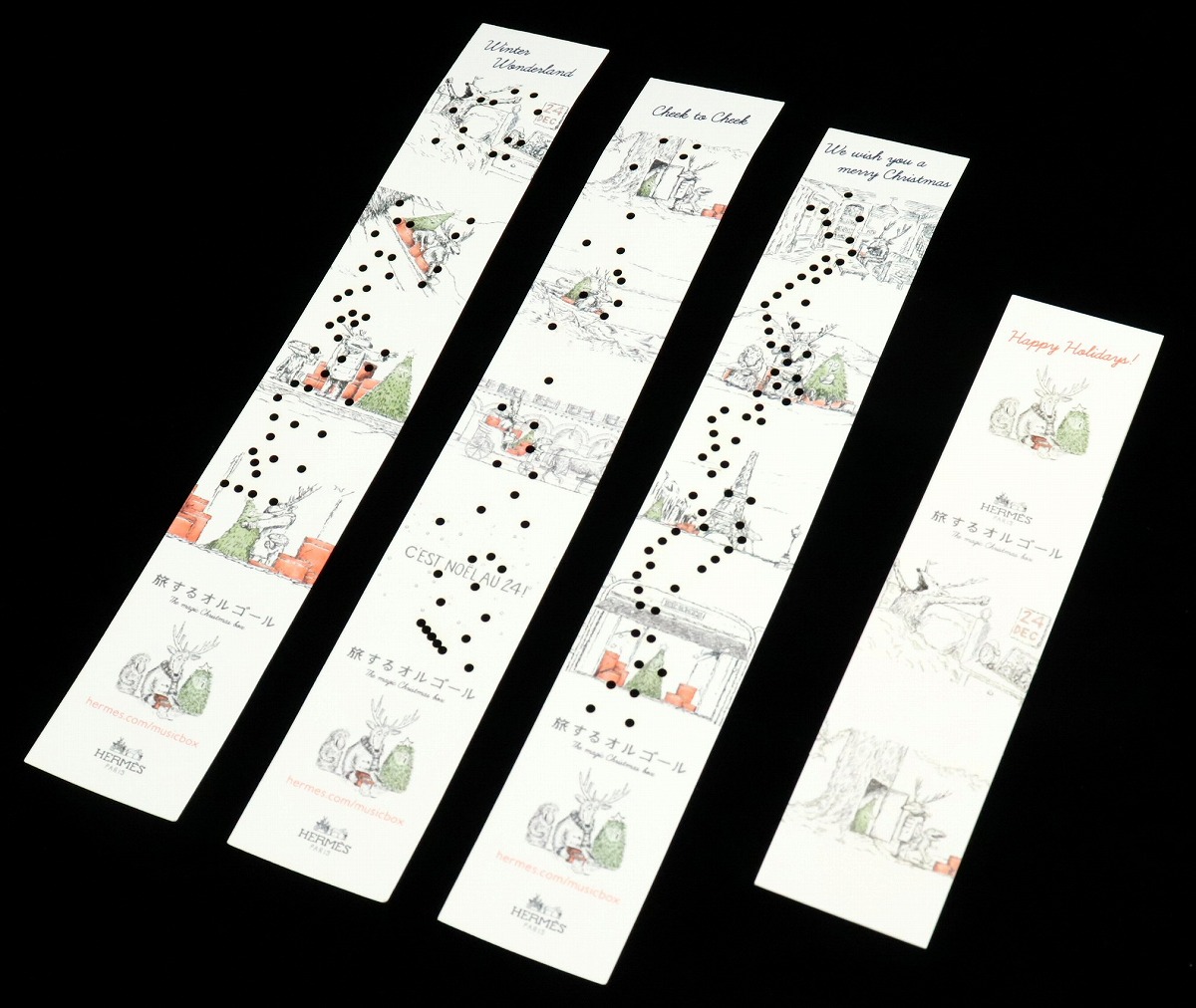 楽天市場】HERMES エルメス オルゴール 手回しカードオルゴール 旅する