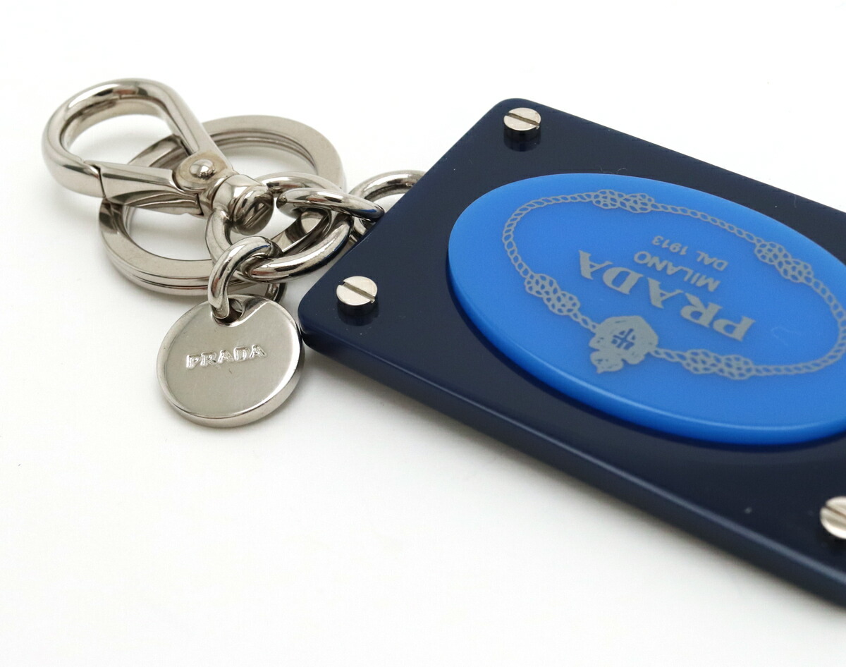 楽天市場】PRADA プラダ キーリング キーホルダー バッグチャーム