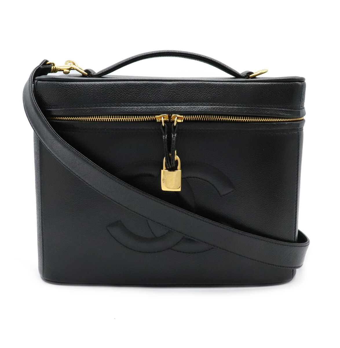 楽天市場】【バッグ】CHANEL シャネル キャビアスキン バニティバッグ