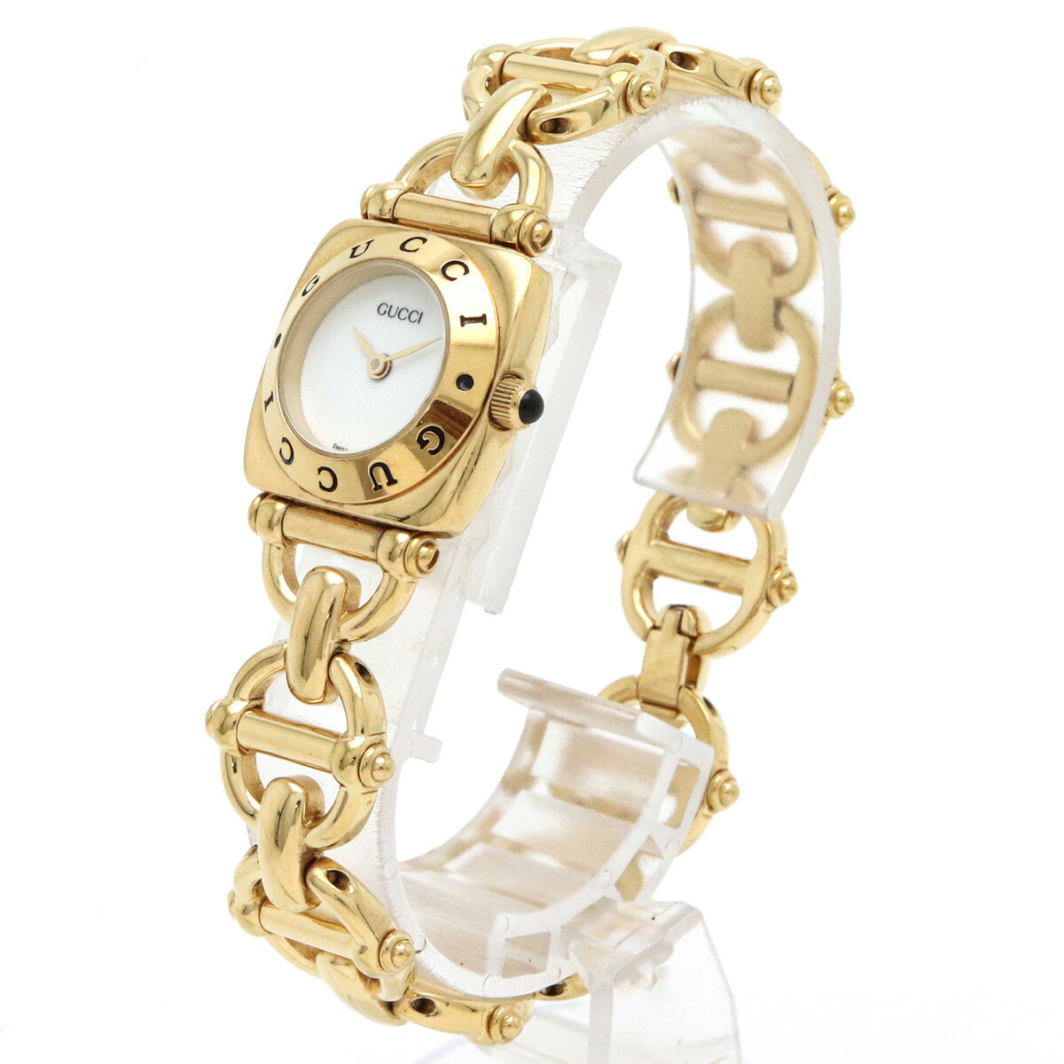 楽天市場】【ウォッチ】GUCCI グッチ ホワイト文字盤 GP ゴールド