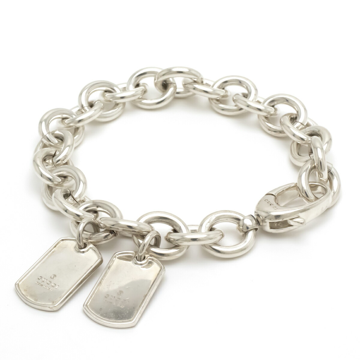 楽天市場】【ジュエリー】GUCCI グッチ ドッグタグ ダブルタグ