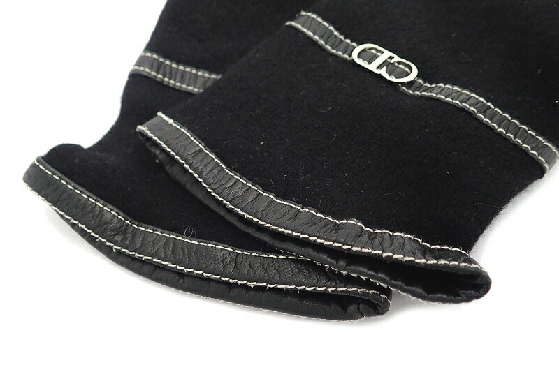 楽天市場】Christian Dior クリスチャン ディオール 手袋 カシミヤ100