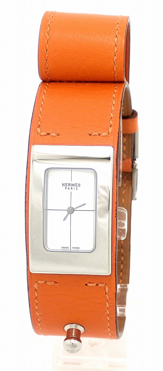 楽天市場】【ウォッチ】HERMES エルメス シェルシュ ミディ ホワイト