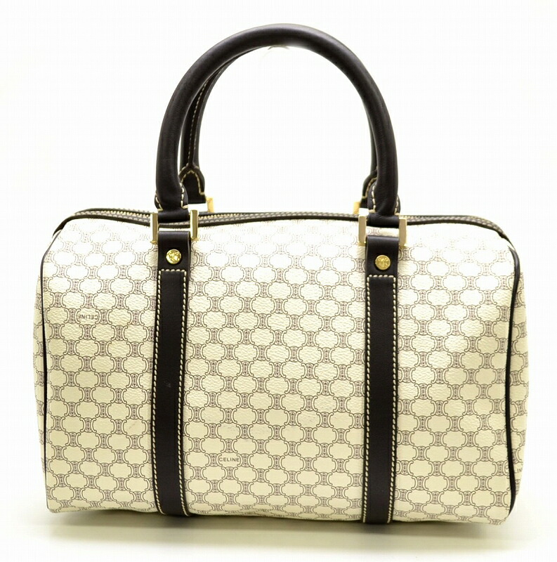 楽天市場】【バッグ】CELINE セリーヌ マカダム柄 ボストンバッグ