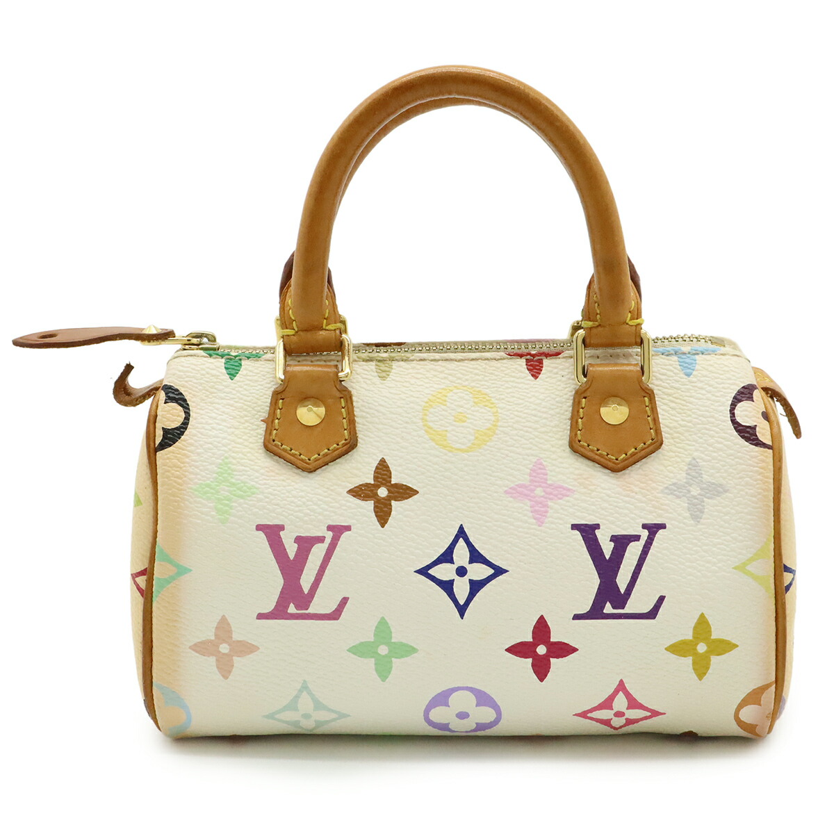 楽天市場】louis vuitton ルイ ヴィトン ミニ スピーディ マルチカラー