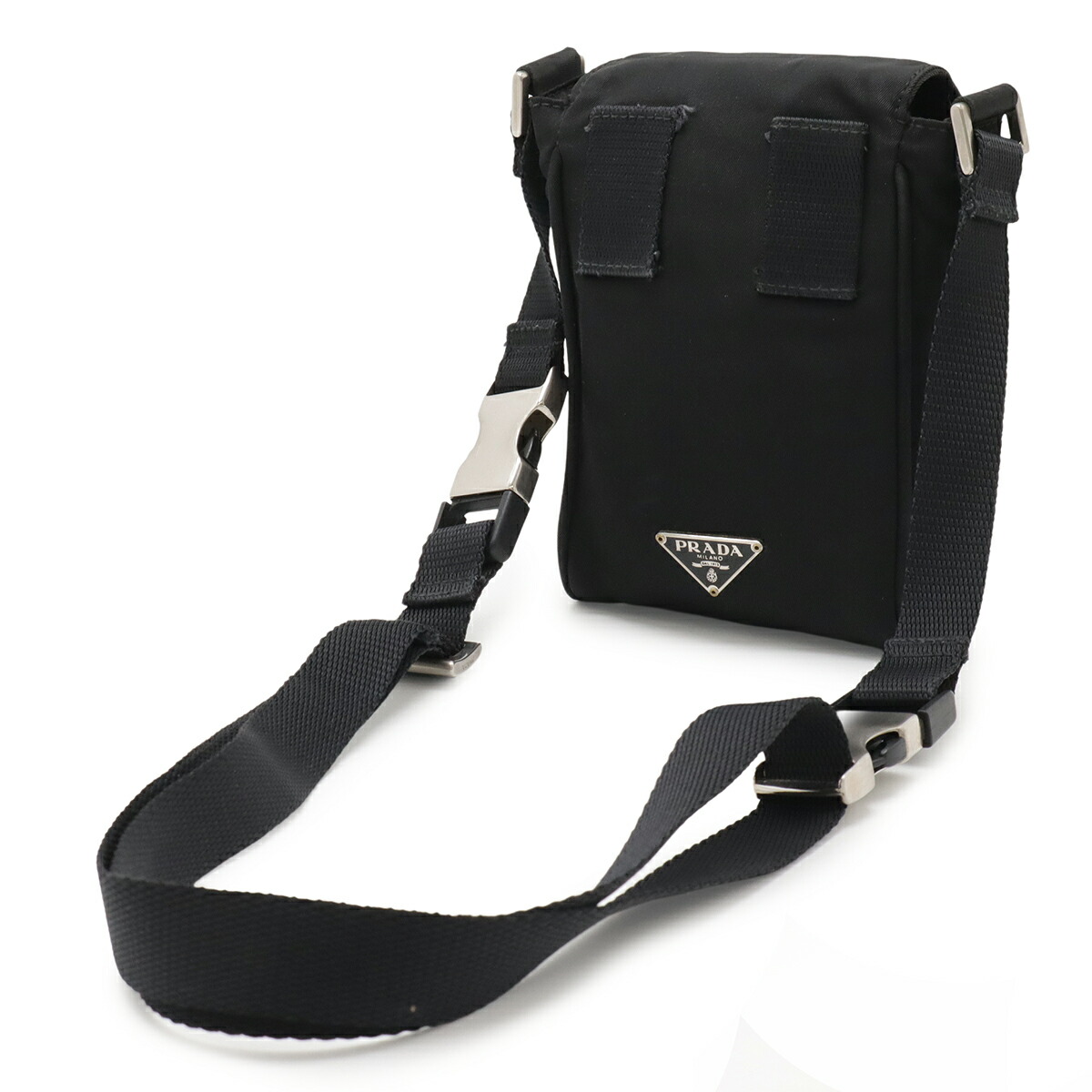 楽天市場】PRADA プラダ トライアングルロゴ ショルダーバッグ