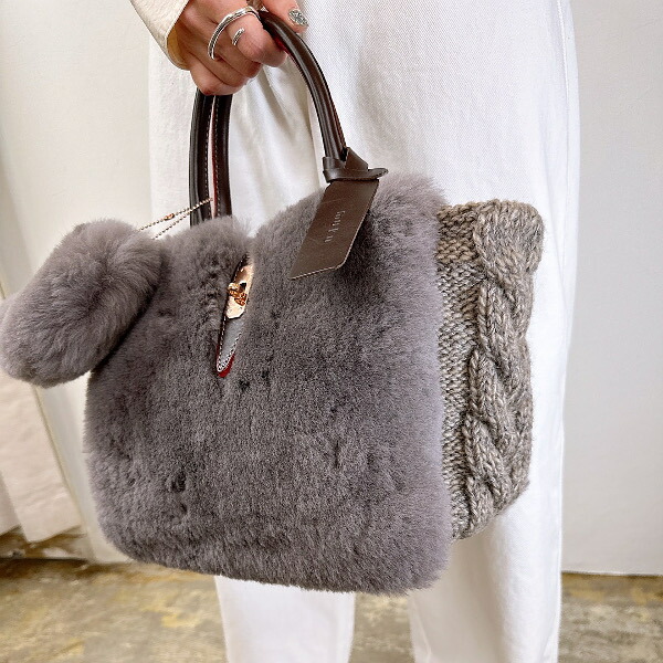 楽天市場】muku ムクLES PETITS LUXE No.752(Sサイズ)ムートン トート