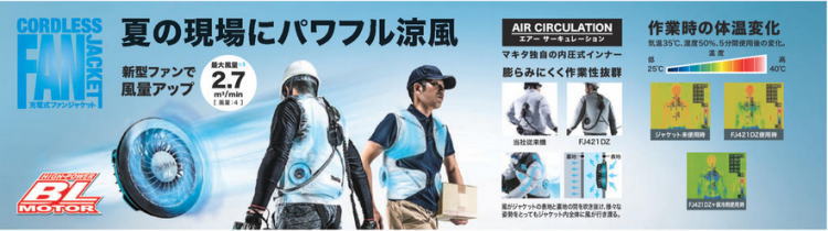 楽天市場】【送料込み】充電式スマートファンベスト マキタ(MAKITA