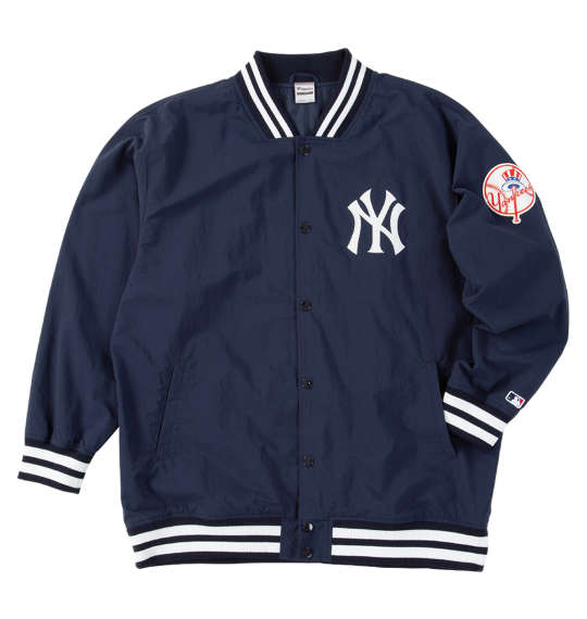 楽天市場】ヤンキース スタジャン（カラーネイビー）（メンズ