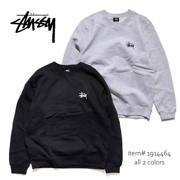 楽天市場】ステューシー【STUSSY】BASIC STUSSY CREW 1914464(1914567