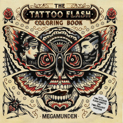 楽天市場】デザイン本 【 THE TATTOO FLASH COLORING BOOK 】 【TATTOO