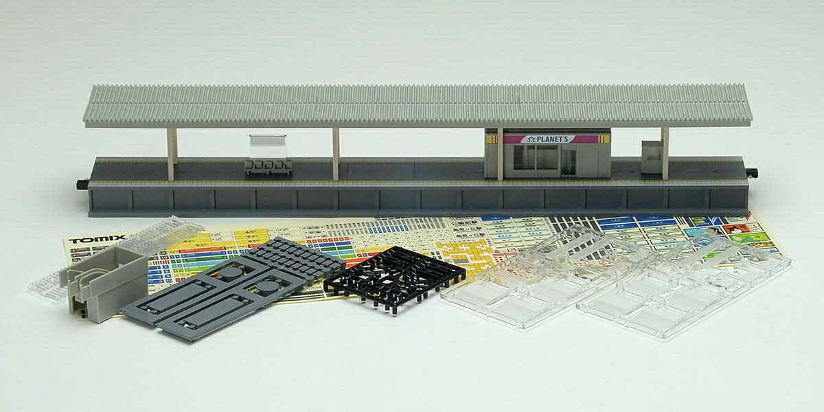 トミーテック 島式ホーム(都市型)コンビニエンスストア・照明付延長部
