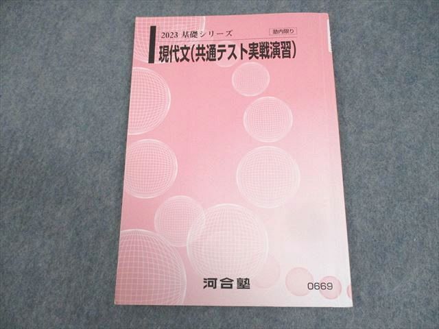 楽天市場】河合塾 現代文(共通テスト実戦演習) テキスト 2023 基礎