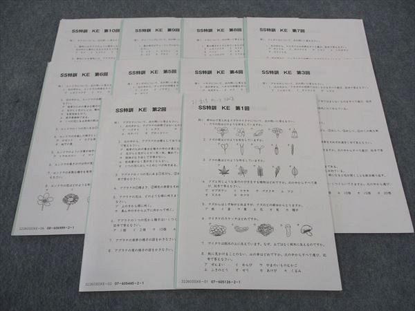 楽天市場】SAPIX サピックス SS特訓 慶應コース KE 理科 第1~11回