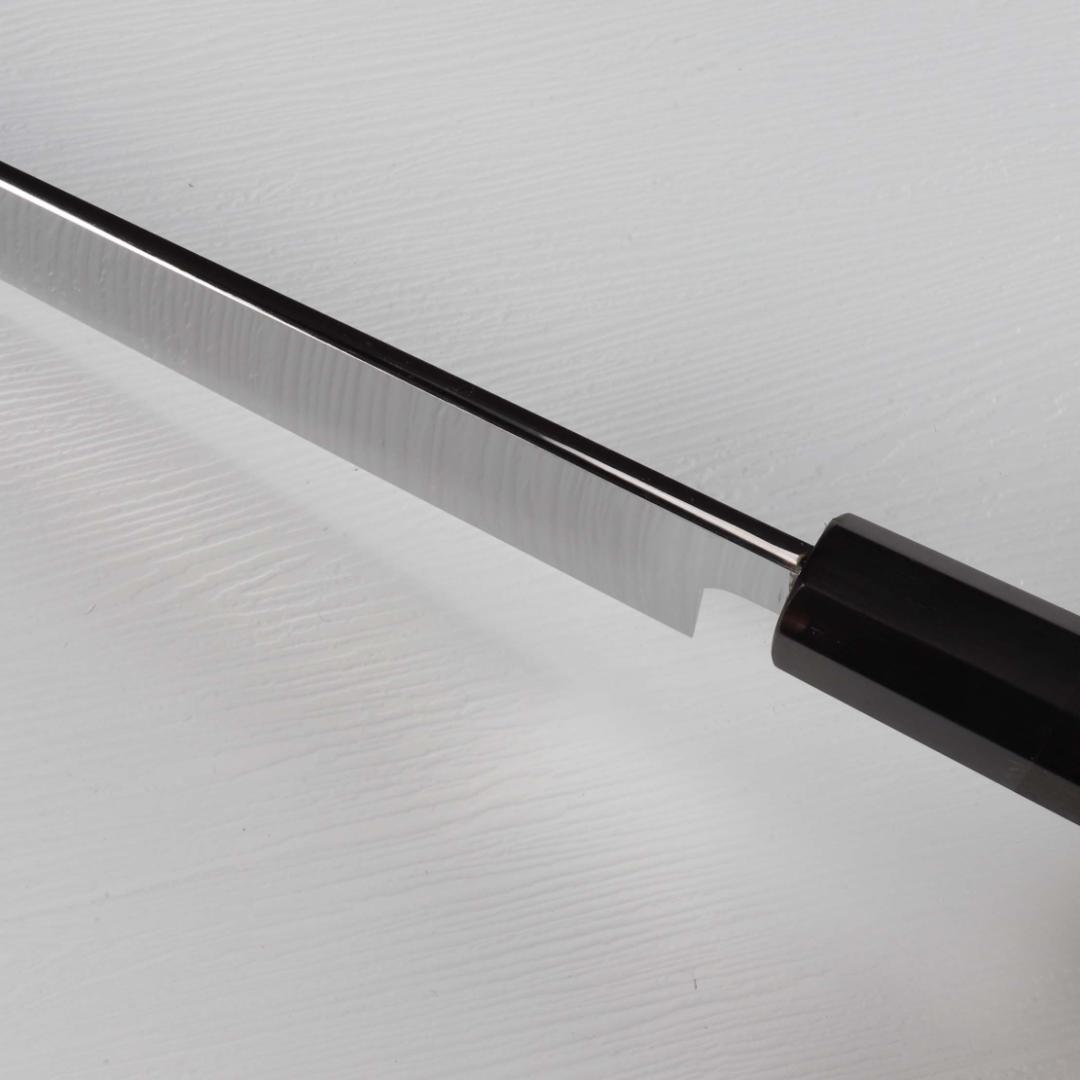 楽天市場】切付柳刃包丁 尺（刃渡り300mm）ウルトラ鏡面仕上げ 刺身