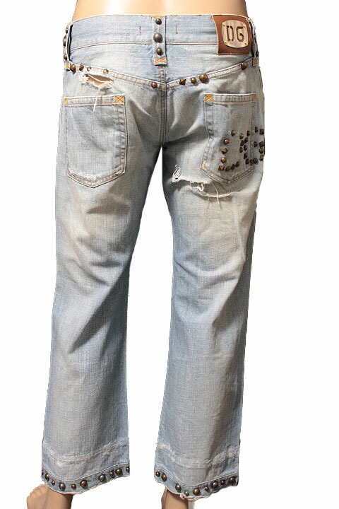 楽天市場】DOLCE & GABBANA ドルチェ&ガッバーナ スタッズ ダメージ