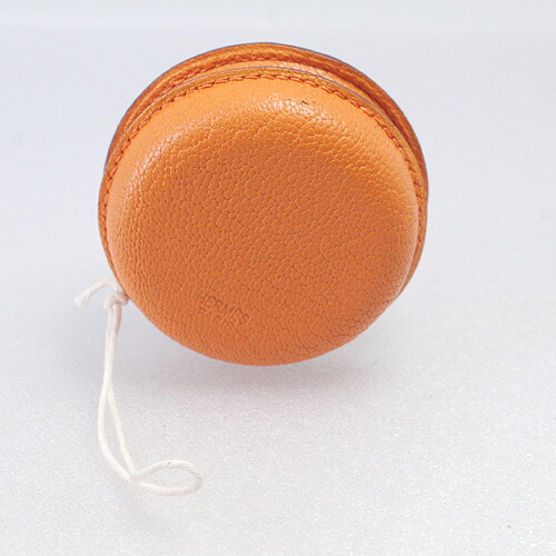 楽天市場】極希少 エルメス 綺麗です オレンジ レザー製 ヨーヨー