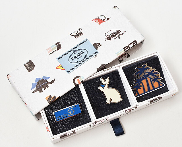 楽天市場】プラダ ピンブローチ/ピンバッジ 3点セット PRADA