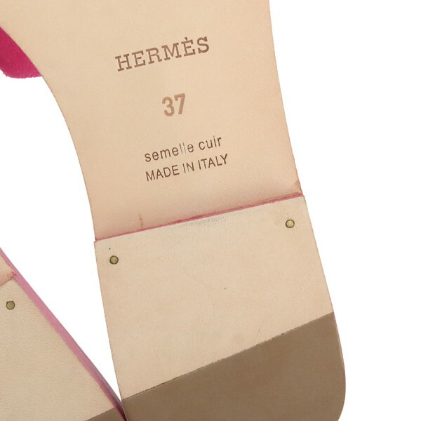 楽天市場】エルメス サンダル オラン 37サイズ 約24cm ヴェロア