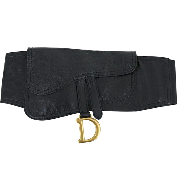 楽天市場】【超美品】 ディオール ウエストポーチ サドルバッグ レザー
