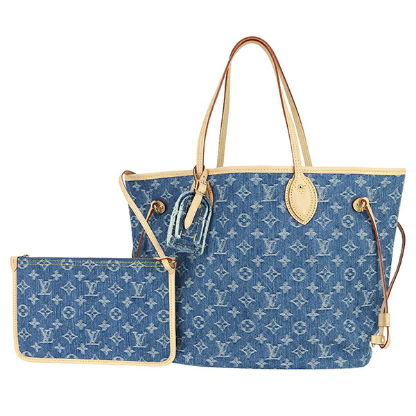 楽天市場】【新品】 ルイヴィトン ネヴァーフル MM モノグラム デニム