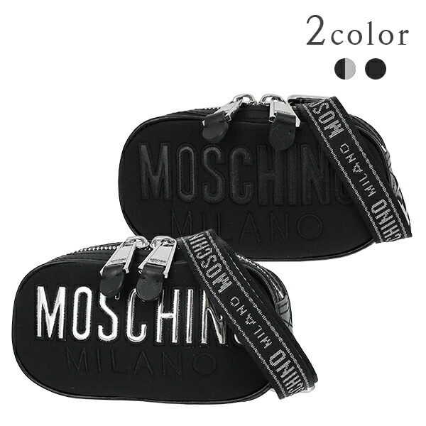 楽天市場】【新品】 モスキーノ ボディバッグ ナイロン レザー
