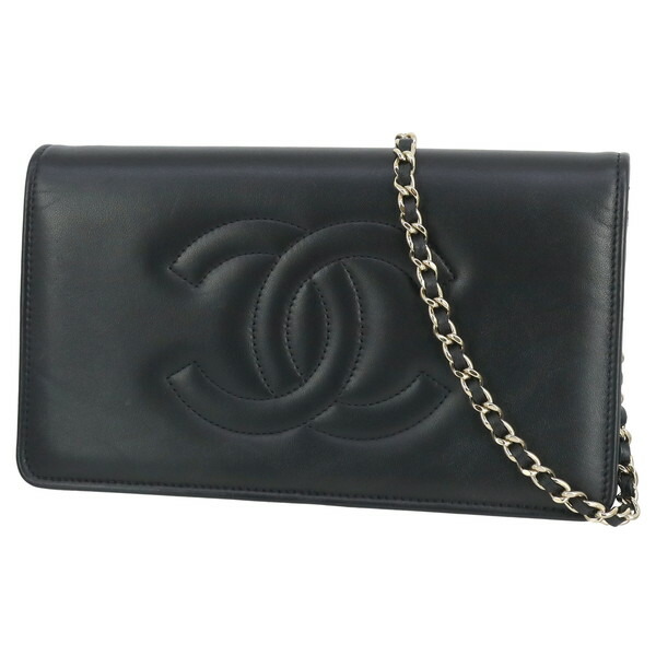 楽天市場】【美品】 シャネル チェーンウォレット ビッグココマーク