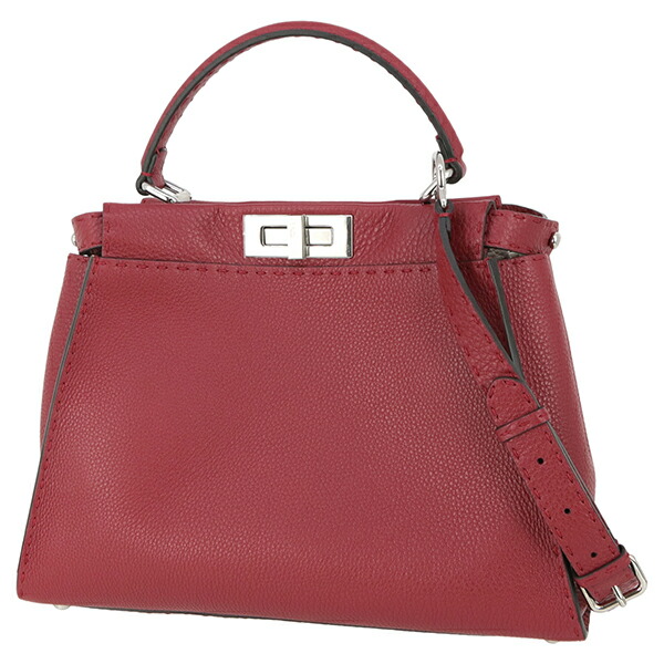 楽天市場】フェンディ ピーカブー ミディアム セレリア カーフレザー