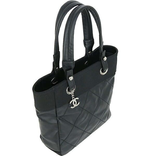 楽天市場】【美品】 シャネル パリビアリッツ トート PM コーティング