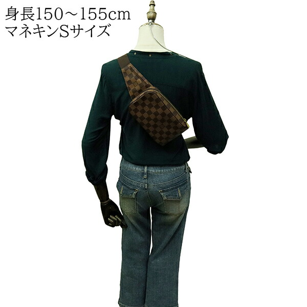 ポコ Louis Vuitton モノグラム ボディバッグ ウエストポーチ LOUIS