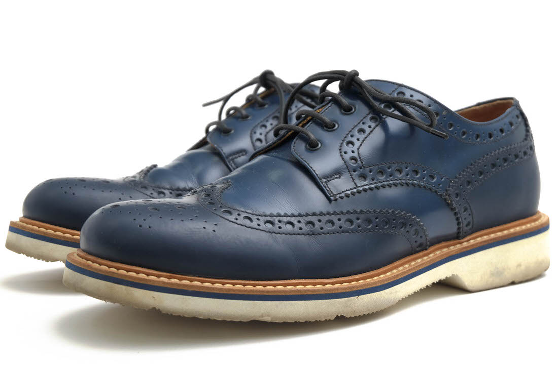 楽天市場】アルマーニ（チップデザイン（靴）ウィングチップ