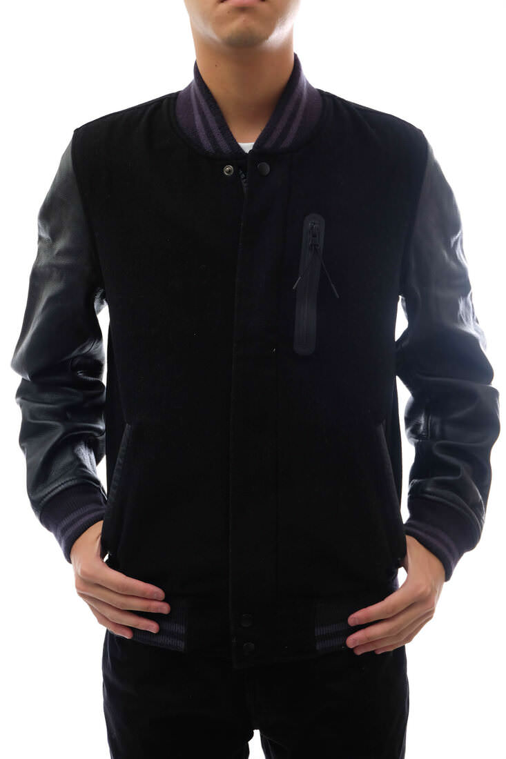 楽天市場】スタジャン 袖革（ブランドナイキ）の通販