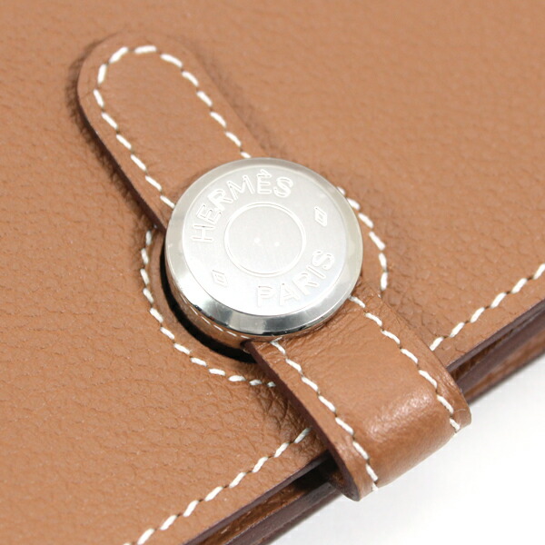 楽天市場】エルメス カードケース ドゴン ゴールド ブラウン 茶 レザー