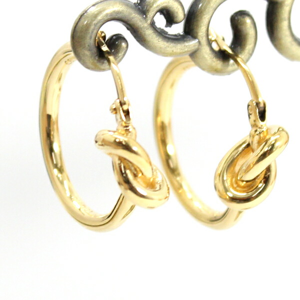 楽天市場】セリーヌ CELINE ノット スモールフープ ピアス ゴールド