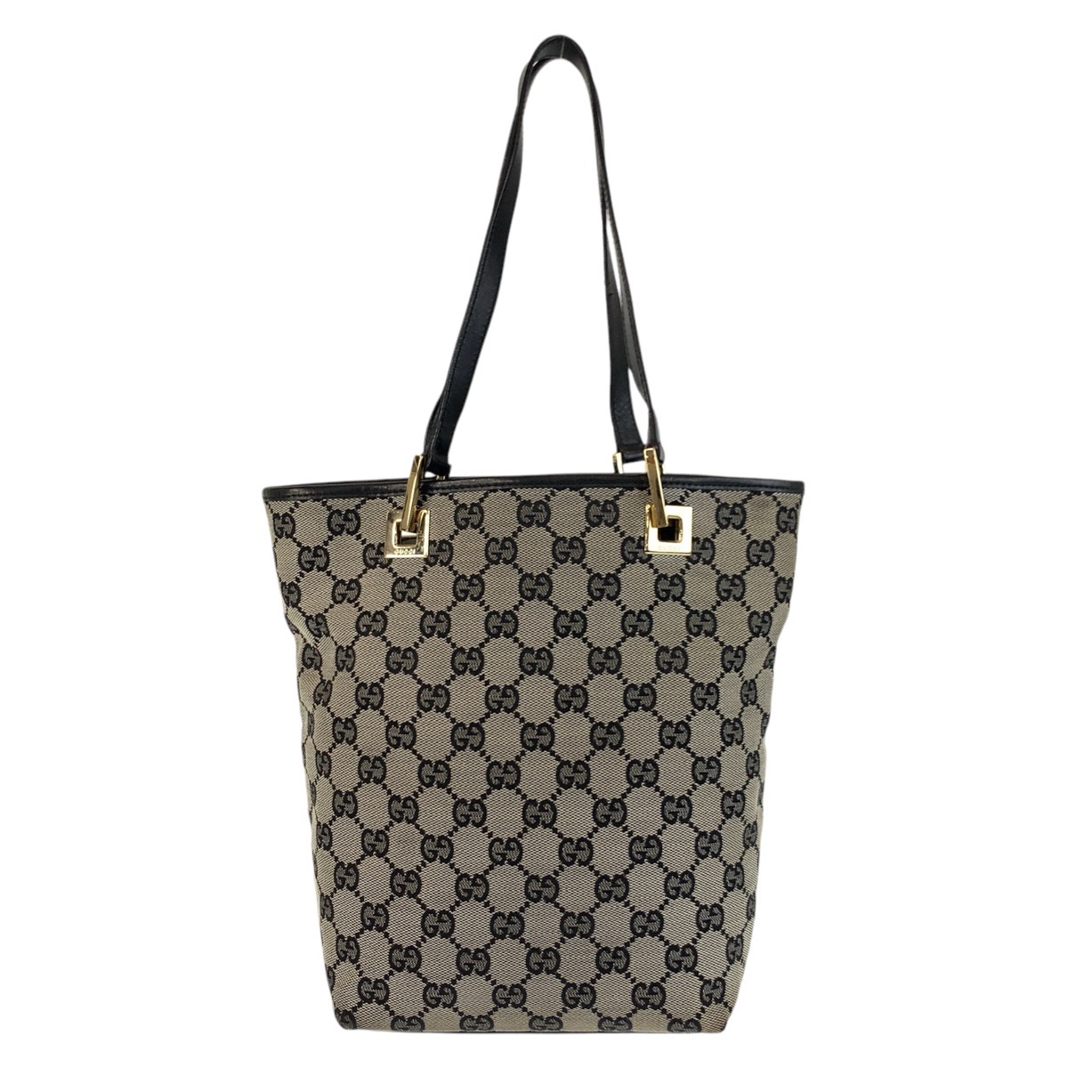 楽天市場】GUCCI グッチ グレー ブラック 黒 ゴールド金具 GG