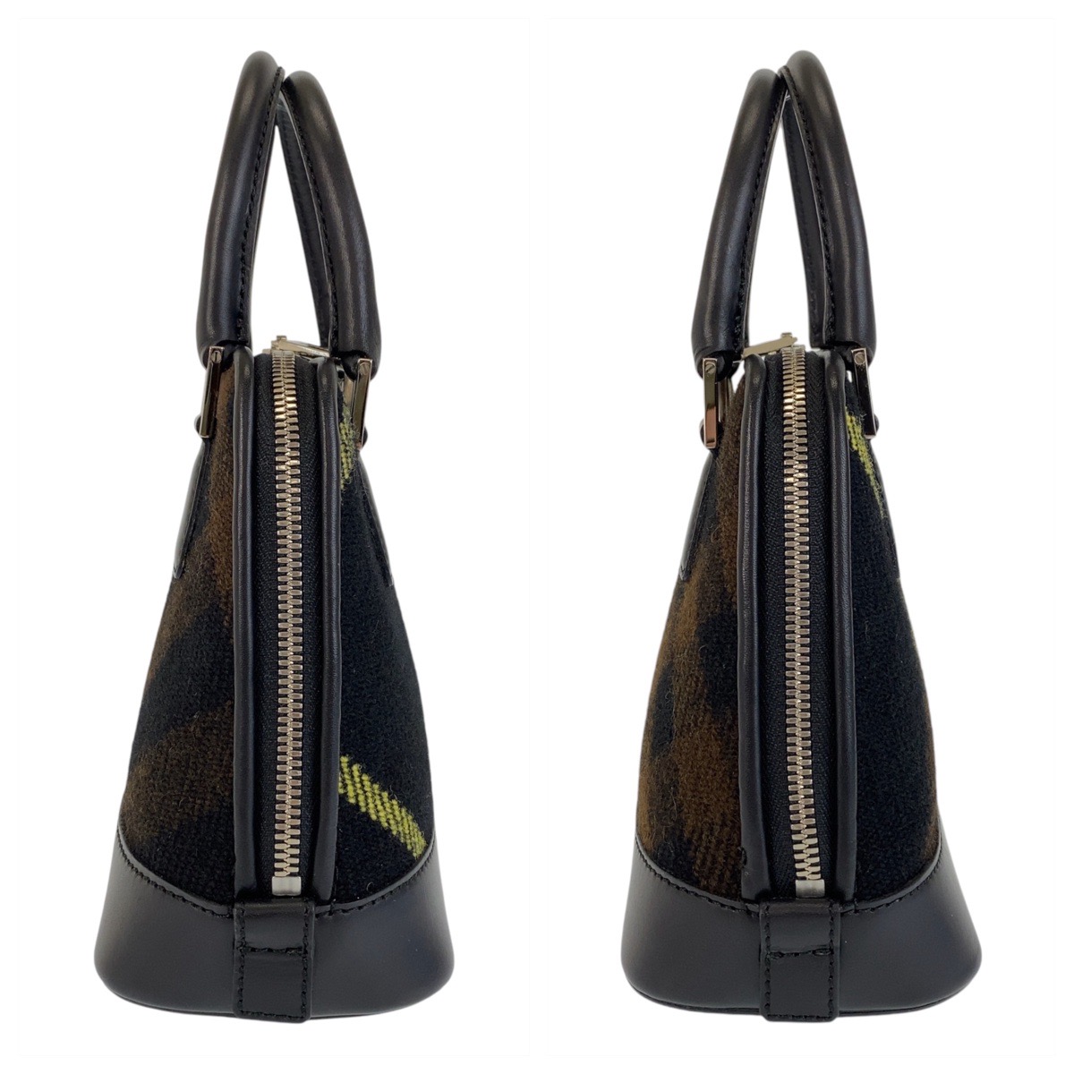 楽天市場】美品 BURBERRY バーバリー チェック柄 ブラック 黒 シルバー