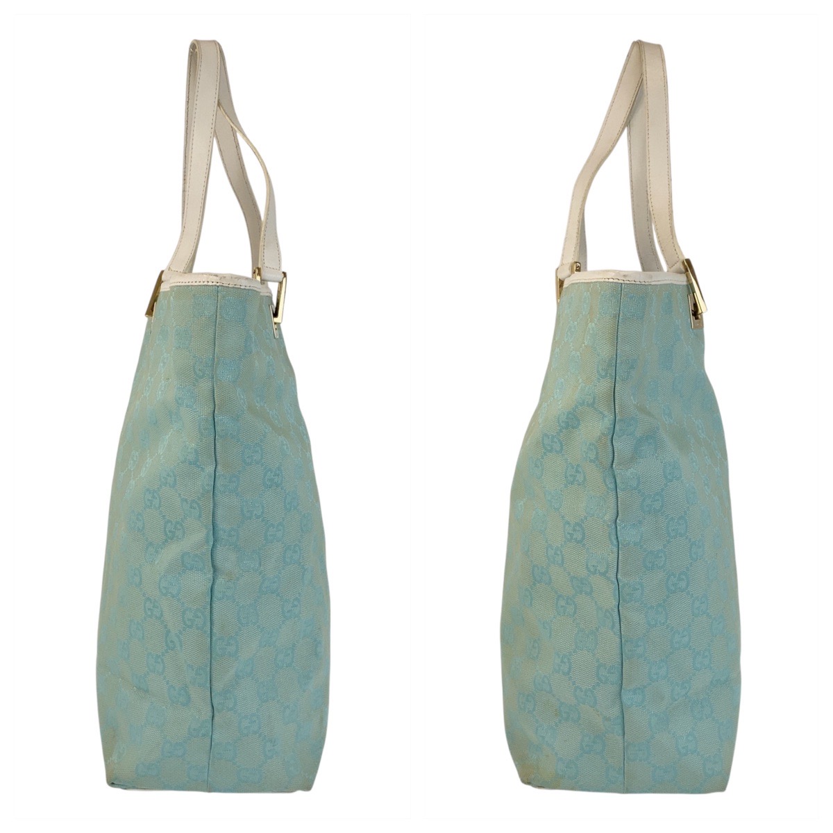 楽天市場】GUCCI グッチ ミント ライトブルー ゴールド金具 GG